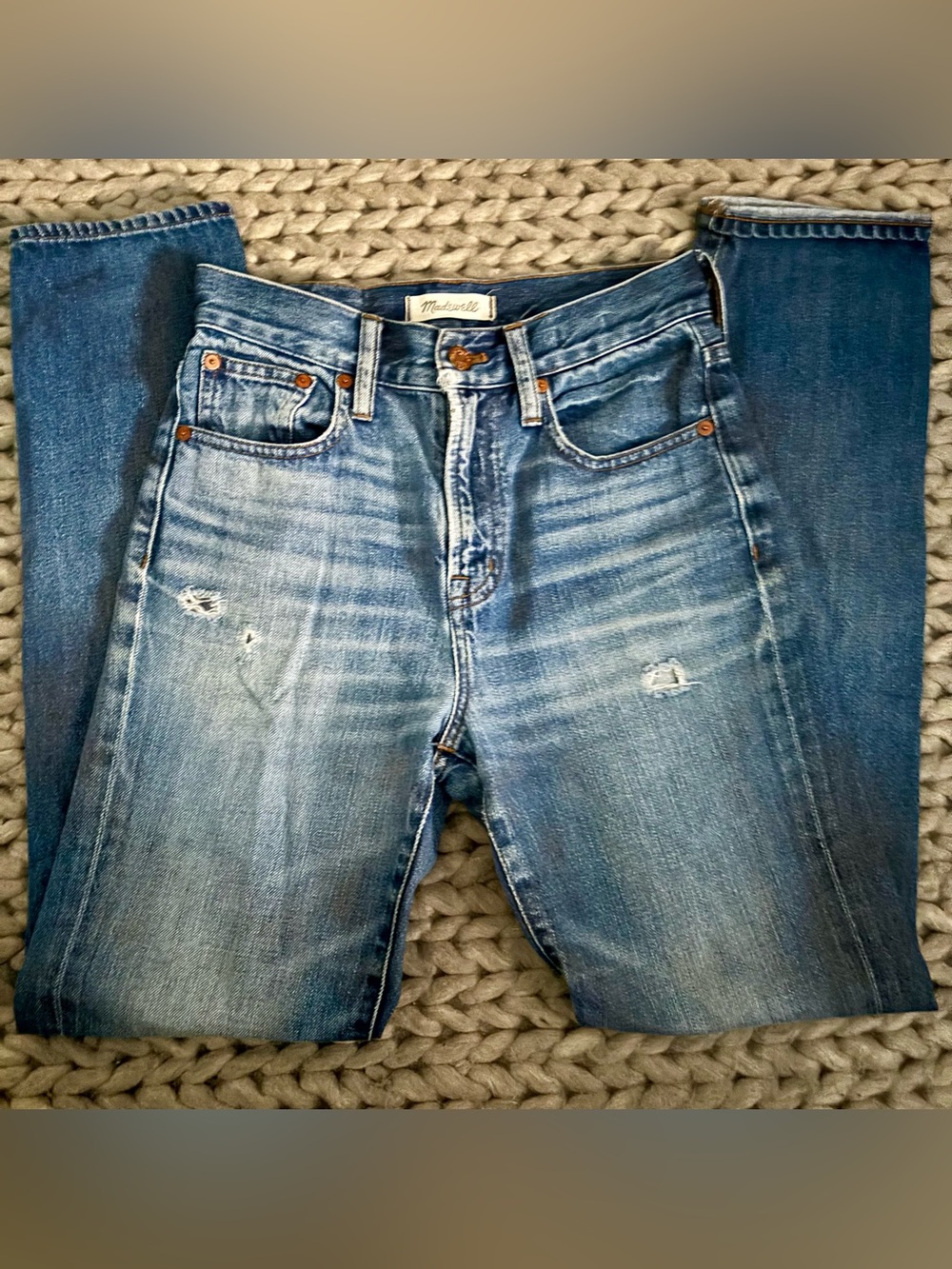 Madewell Perfect Vintage Distressed Jeans